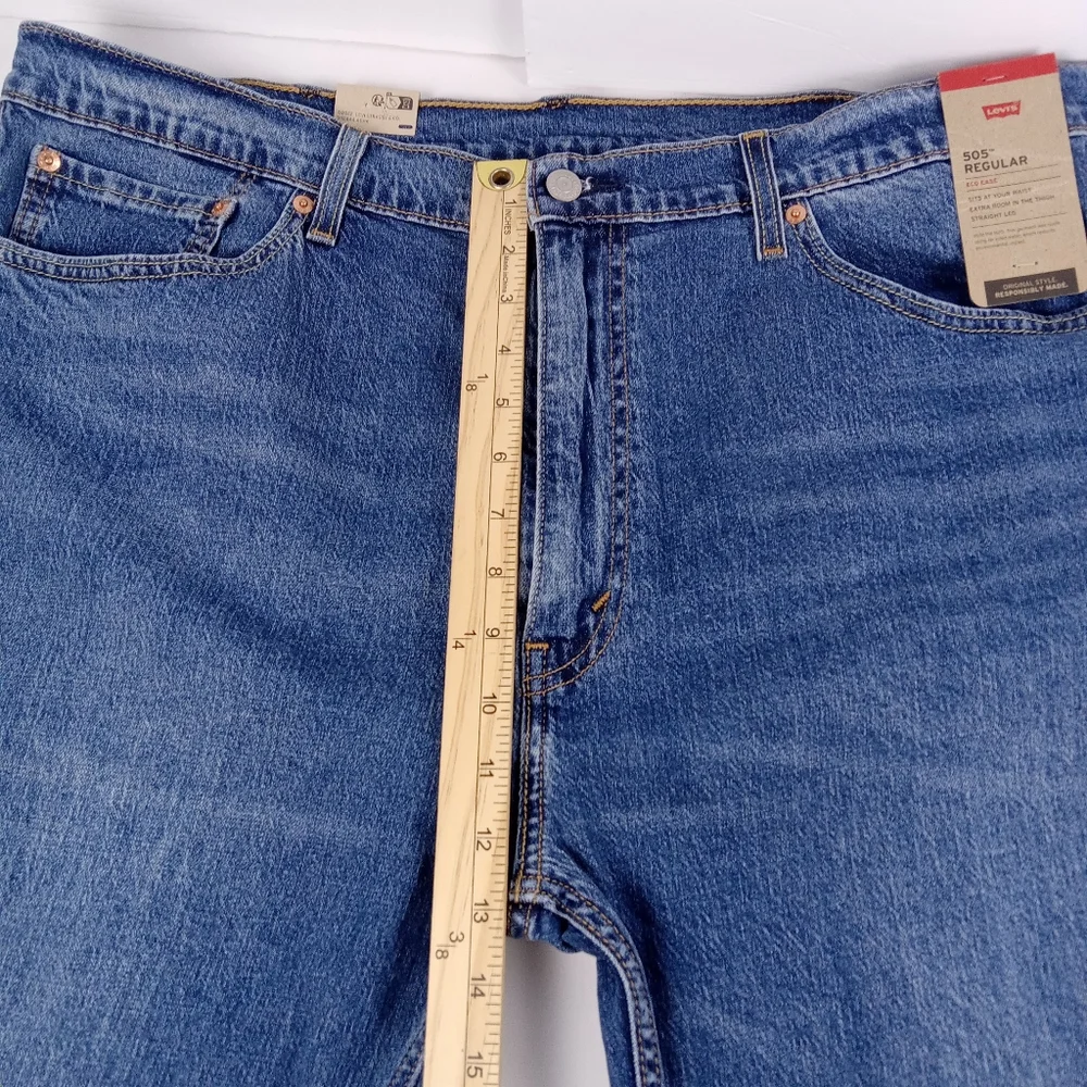 NWT Levi's 505 Jeans Size 40x29 Regular Fit Straight Leg Classic Denim 5-Pocket